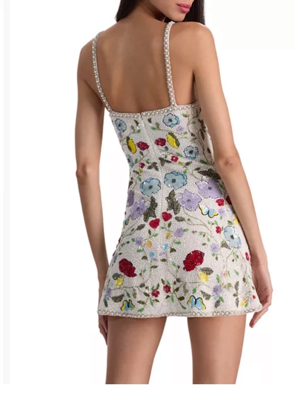 Alice + Olivia Julia embellished mini dress - Picture 2 of 3